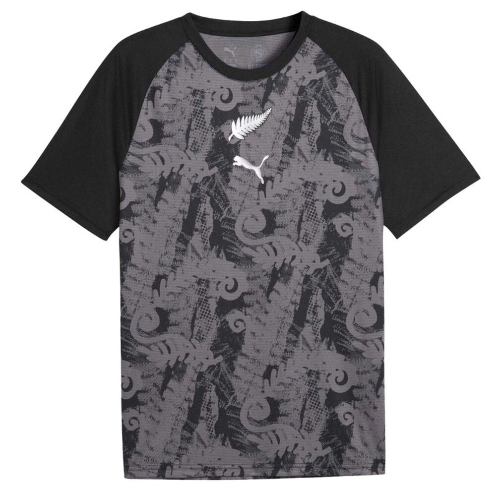 Puma Mens World Cup 2026 New Zealand Football Shirt / Black/Silver